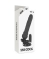 BASECOCK - VIBRADOR REALÍSTICO CONTROL REMOTO NATURAL 19.5 CM -O- 4 CM