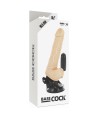 BASECOCK - VIBRADOR REALISTICO CONTROL REMOTO NATURAL 18.5 CM -O- 4CM