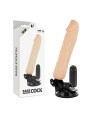 BASECOCK - VIBRADOR REALÍSTICO CONTROL REMOTO NATURAL 20 CM -O- 4 CM