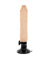 BASECOCK - VIBRADOR REALÍSTICO CONTROL REMOTO NATURAL 20 CM -O- 4 CM