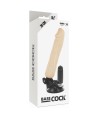 BASECOCK - VIBRADOR REALÍSTICO CONTROL REMOTO NATURAL 20 CM -O- 4 CM