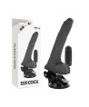 BASECOCK - VIBRADOR REALÍSTICO CONTROL REMOTO NATURAL CON TESTÍCULOS 20 CM -O- 4 CM
