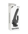 BASECOCK - VIBRADOR REALÍSTICO CONTROL REMOTO NATURAL CON TESTÍCULOS 20 CM -O- 4 CM