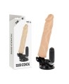 BASECOCK - VIBRADOR REALÍSTICO CONTROL REMOTO NATURAL 21 CM -O- 4 CM