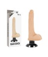 BASECOCK - VIBRATEUR RÉALISTE 2-1 NATUREL 18.5 CM -O- 4 CM