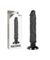BASECOCK - VIBRADOR REALÍSTICO 2-1 NATURAL 20 CM -O- 4 CM