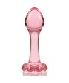 NEBULA SERIES BY IBIZA - MODELO 2 PLUG CRISTAL TRANSPARENTE 11 CM -O- 3.5 CM