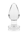 NEBULA SERIES BY IBIZA - MODELO 3 PLUG CRISTAL TRANSPARENTE 11 CM -O- 5 CM