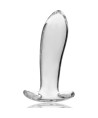 NEBULA SERIES BY IBIZA - MODELO 5 PLUG CRISTAL TRANSPARENTE 12.5 CM -O- 3.5 CM