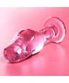 NEBULA SERIES BY IBIZA - MODELO 6 PLUG CRISTAL TRANSPARENTE 12.5 CM -O- 4 CM