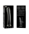 NEBULA SERIES BY IBIZA - MODELO 8 DILDO CRISTAL TRANSPARENTE 14.5 CM -O- 2 CM