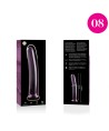 NEBULA SERIES BY IBIZA - MODELO 8 DILDO CRISTAL TRANSPARENTE 14.5 CM -O- 2 CM