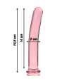 NEBULA SERIES BY IBIZA - MODELO 8 DILDO CRISTAL TRANSPARENTE 14.5 CM -O- 2 CM