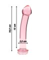 NEBULA SERIES BY IBIZA - MODELO 11 DILDO CRISTAL TRANSPARENTE 16 CM -O- 3 CM