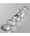 NEBULA SERIES BY IBIZA - MODELO 10 DILDO CRISTAL TRANSPARENTE 16.5 CM -O- 3.5 CM