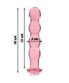 NEBULA SERIES BY IBIZA - MODELO 10 DILDO CRISTAL TRANSPARENTE 16.5 CM -O- 3.5 CM