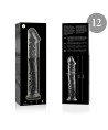 NEBULA SERIES BY IBIZA - MODELO 12 DILDO CRISTAL TRANSPARENTE 17 CM -O- 3.5 CM