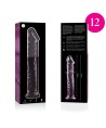 NEBULA SERIES BY IBIZA - MODELO 12 DILDO CRISTAL TRANSPARENTE 17 CM -O- 3.5 CM