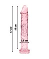 NEBULA SERIES BY IBIZA - MODELO 12 DILDO CRISTAL TRANSPARENTE 17 CM -O- 3.5 CM
