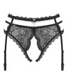 OBSESSIVE - PEARLOVE PORTE JARRETELLES NOIR XS/S