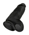 KING COCK - PÉNIS RÉALISTE CHUBBY 23 CM NOIR