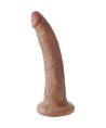 KING COCK - PÉNIS RÉALISTE 17.5 CM CARAMEL