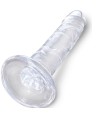 KING COCK - CLEAR PÉNIS RÉALISTE 15.5 CM TRANSPARENT