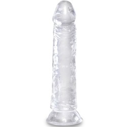 KING COCK - PÉNIS RÉALISTE CLAIR 19.7 CM TRANSPARENT