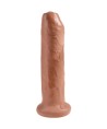 KING COCK - PÉNIS RÉALISTE NON COUPÉ 17.8 CM CARAMEL