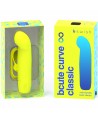 B SWISH - VIBRATEUR EN SILICONE RECHARGEABLE BCUTE CURVE INFINITE CLASSIC JAUNE