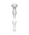 NEBULA SERIES BY IBIZA - MODELO 13 DILDO CRISTAL TRANSPARENTE 18 CM -O- 3.5 CM