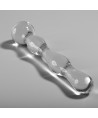 NEBULA SERIES BY IBIZA - MODELO 13 DILDO CRISTAL TRANSPARENTE 18 CM -O- 3.5 CM