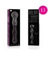 NEBULA SERIES BY IBIZA - MODELO 13 DILDO CRISTAL TRANSPARENTE 18 CM -O- 3.5 CM