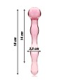 NEBULA SERIES BY IBIZA - MODELO 13 DILDO CRISTAL TRANSPARENTE 18 CM -O- 3.5 CM