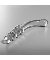 NEBULA SERIES BY IBIZA - MODELO 14 DILDO CRISTAL TRANSPARENTE 18.5 CM -O- 3 CM