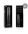 NEBULA SERIES BY IBIZA - MODELO 16 DILDO CRISTAL TRANSPARENTE 18.5 CM -O- 3 CM