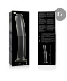 NEBULA SERIES BY IBIZA - MODELO 17 DILDO CRISTAL TRANSPARENTE 18.5 CM -O- 3 CM