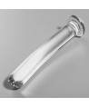 NEBULA SERIES BY IBIZA - MODELO 17 DILDO CRISTAL TRANSPARENTE 18.5 CM -O- 3 CM