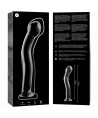 NEBULA SERIES BY IBIZA - MODELO 18 DILDO CRISTAL TRANSPARENTE 18.5 CM -O- 3.5 CM