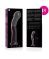 NEBULA SERIES BY IBIZA - MODELO 18 DILDO CRISTAL TRANSPARENTE 18.5 CM -O- 3.5 CM