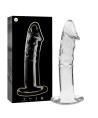 NEBULA SERIES BY IBIZA - MODELO 19 DILDO CRISTAL TRANSPARENTE 18.5 CM -O- 4 CM