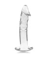 NEBULA SERIES BY IBIZA - MODELO 19 DILDO CRISTAL TRANSPARENTE 18.5 CM -O- 4 CM