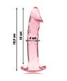 NEBULA SERIES BY IBIZA - MODELO 19 DILDO CRISTAL TRANSPARENTE 18.5 CM -O- 4 CM