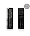 NEBULA SERIES BY IBIZA - MODELO 20 DILDO CRISTAL TRANSPARENTE 20.5 CM -O- 3 CM
