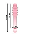 NEBULA SERIES BY IBIZA - MODELO 20 DILDO CRISTAL TRANSPARENTE 20.5 CM -O- 3 CM