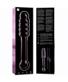 NEBULA SERIES BY IBIZA - MODELO 20 DILDO CRISTAL TRANSPARENTE 20.5 CM -O- 3 CM