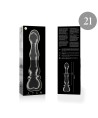 NEBULA SERIES BY IBIZA - MODELO 21 DILDO CRISTAL TRANSPARENTE 20.5 CM -O- 3.5 CM