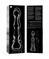 NEBULA SERIES BY IBIZA - MODELO 21 DILDO CRISTAL TRANSPARENTE 20.5 CM -O- 3.5 CM