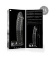 NEBULA SERIES BY IBIZA - MODELO 23 DILDO CRISTAL TRANSPARENTE 21.5 CM -O- 4 CM