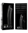 NEBULA SERIES BY IBIZA - MODELO 23 DILDO CRISTAL TRANSPARENTE 21.5 CM -O- 4 CM